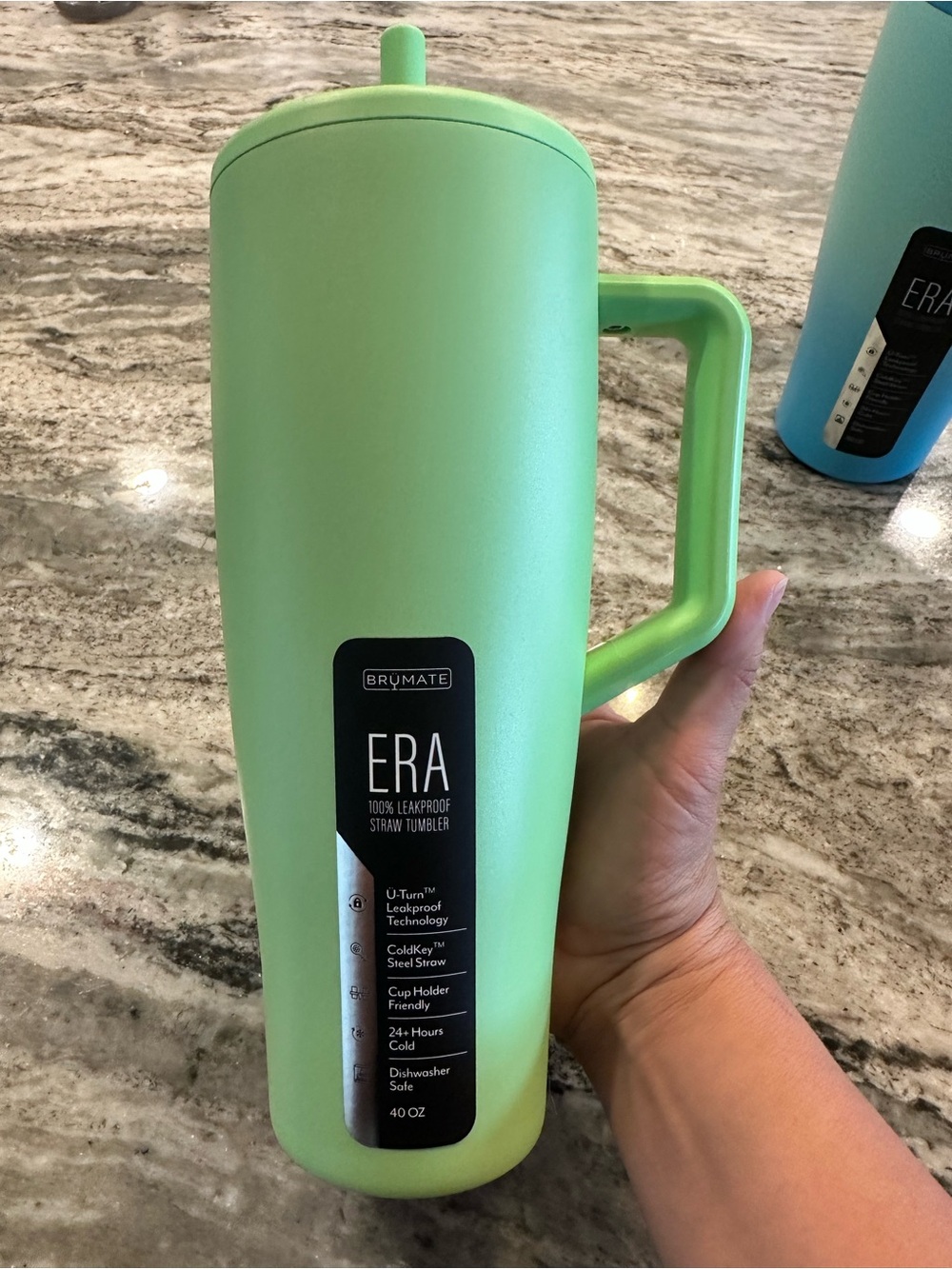 BRUMATE ERA 40oz Mint Green Straw Tumbler